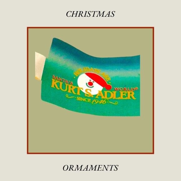 Kurt S. Adler Fishing Boat Christmas Tree Ornament Vintaged Collectable Detailed - Picture 7 of 16